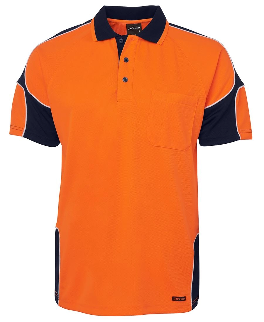 Hi Vis S/S Arm Panel Polo 11
