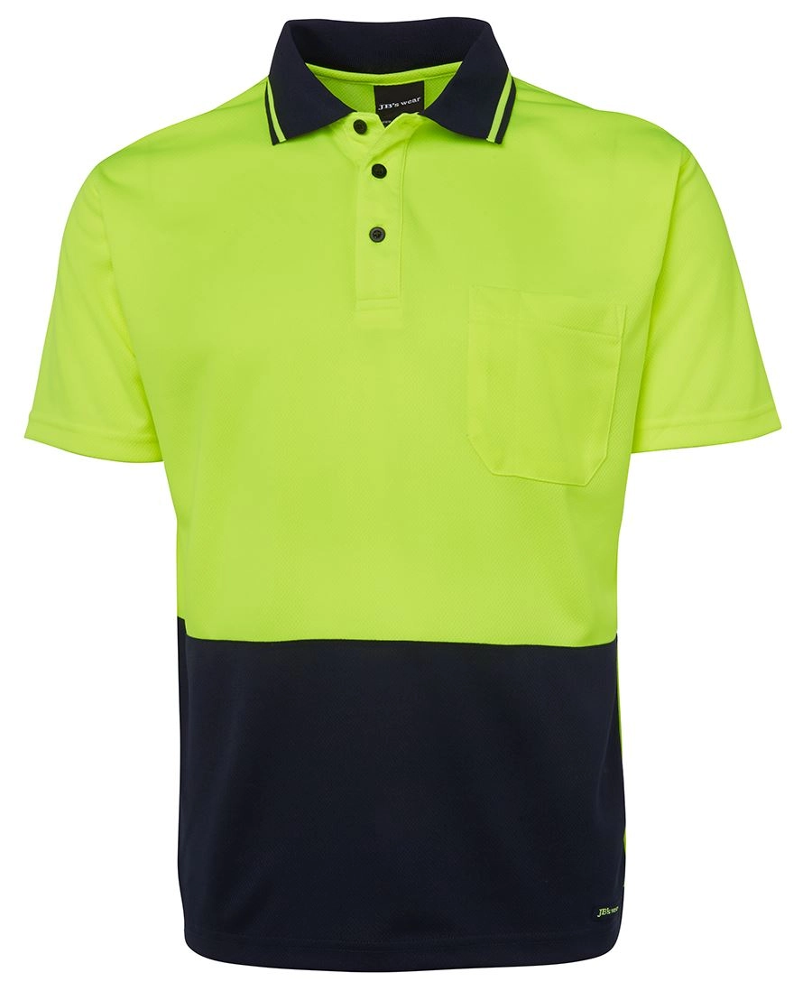 Hi Vis Non Cuff Traditional Polo 9