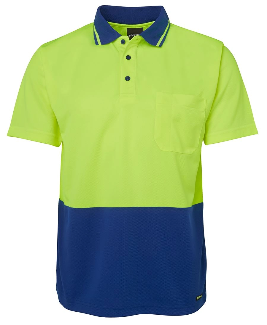 Hi Vis Non Cuff Traditional Polo 11