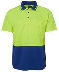 Hi Vis Non Cuff Traditional Polo 11