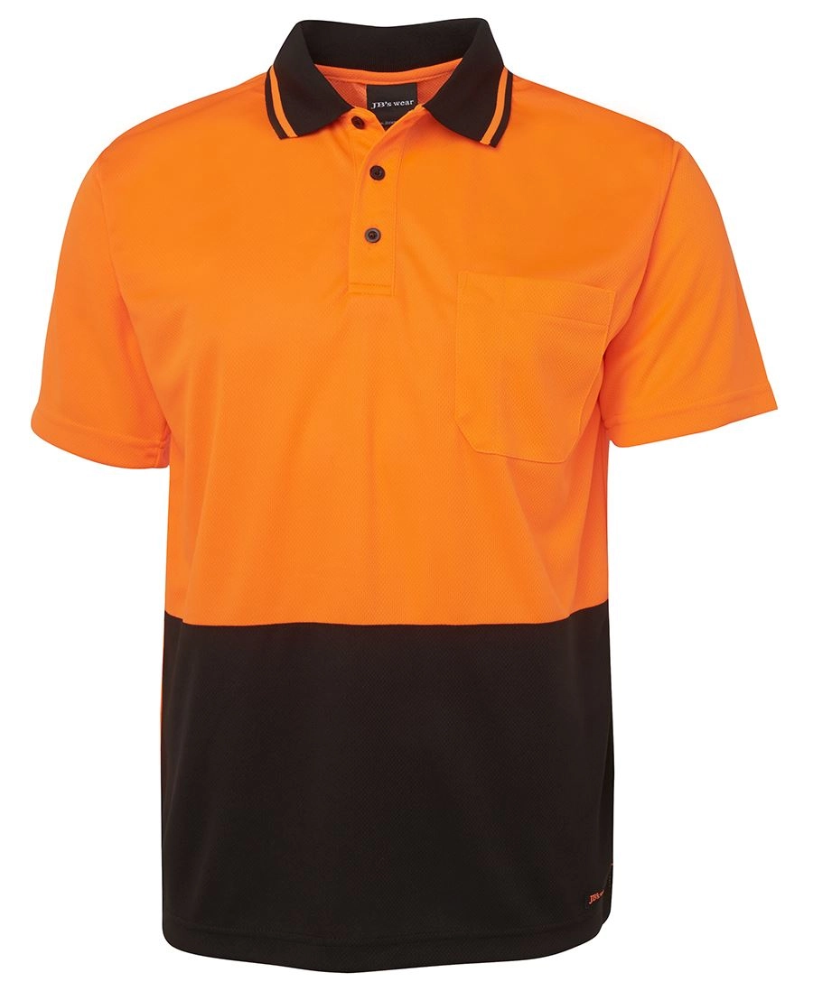 Hi Vis Non Cuff Traditional Polo 15