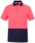 Hi Vis Non Cuff Traditional Polo 1