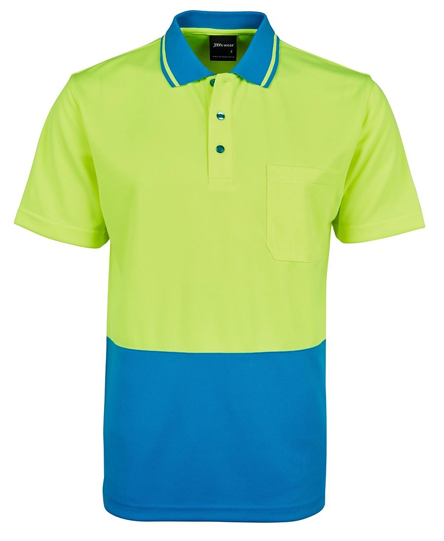 Hi Vis Non Cuff Traditional Polo 3