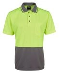 Hi Vis Non Cuff Traditional Polo 7