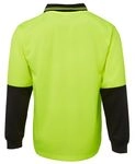 JB's Hi Vis Long Sleeve Traditional Polo 2