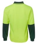 JB's Hi Vis Long Sleeve Traditional Polo 4