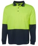 JB's Hi Vis Long Sleeve Traditional Polo 5