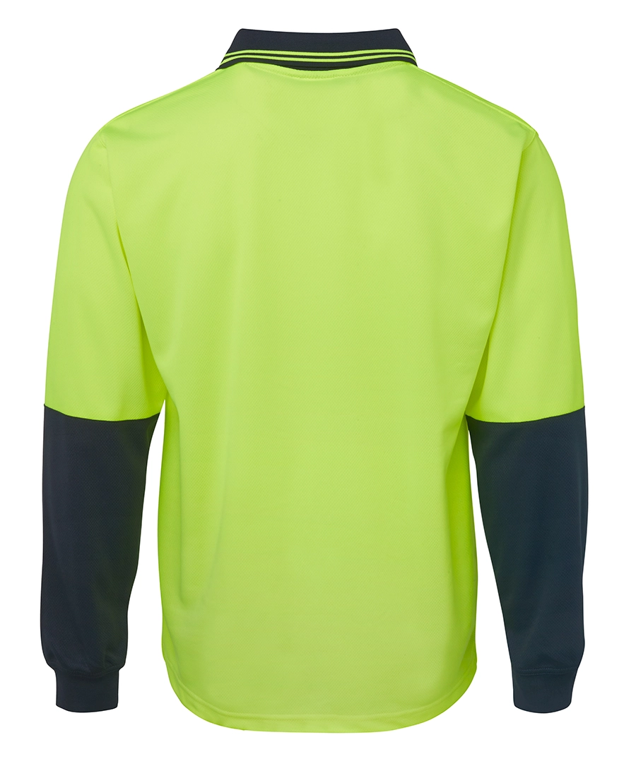 JB's Hi Vis Long Sleeve Traditional Polo 6