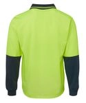 JB's Hi Vis Long Sleeve Traditional Polo 6