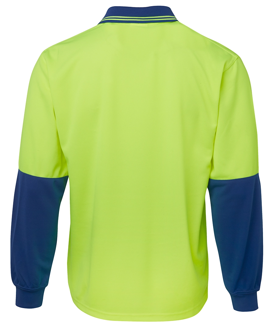 JB's Hi Vis Long Sleeve Traditional Polo 8