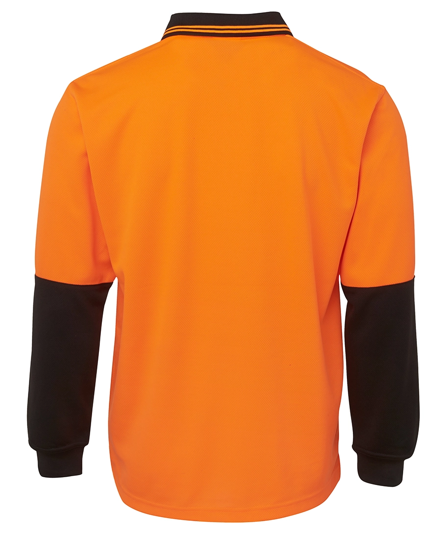 JB's Hi Vis Long Sleeve Traditional Polo 12