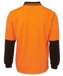 JB's Hi Vis Long Sleeve Traditional Polo 12