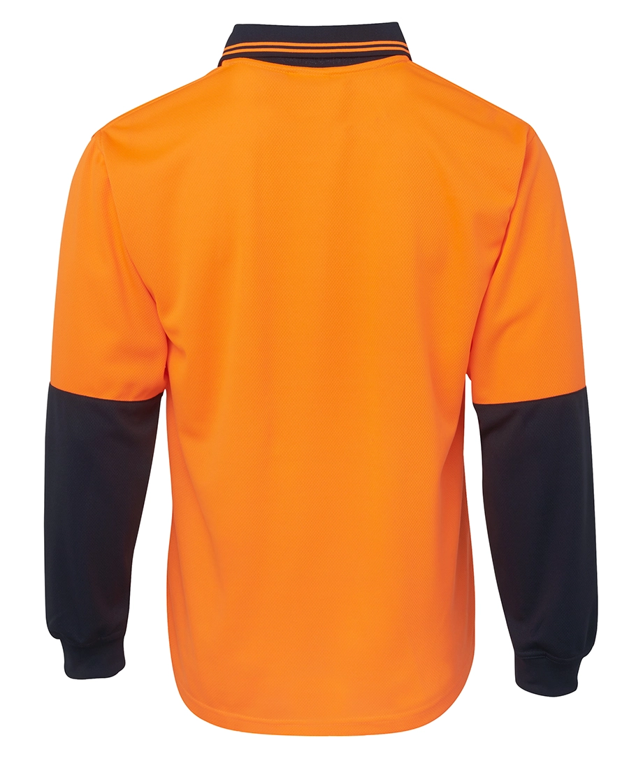 JB's Hi Vis Long Sleeve Traditional Polo 14