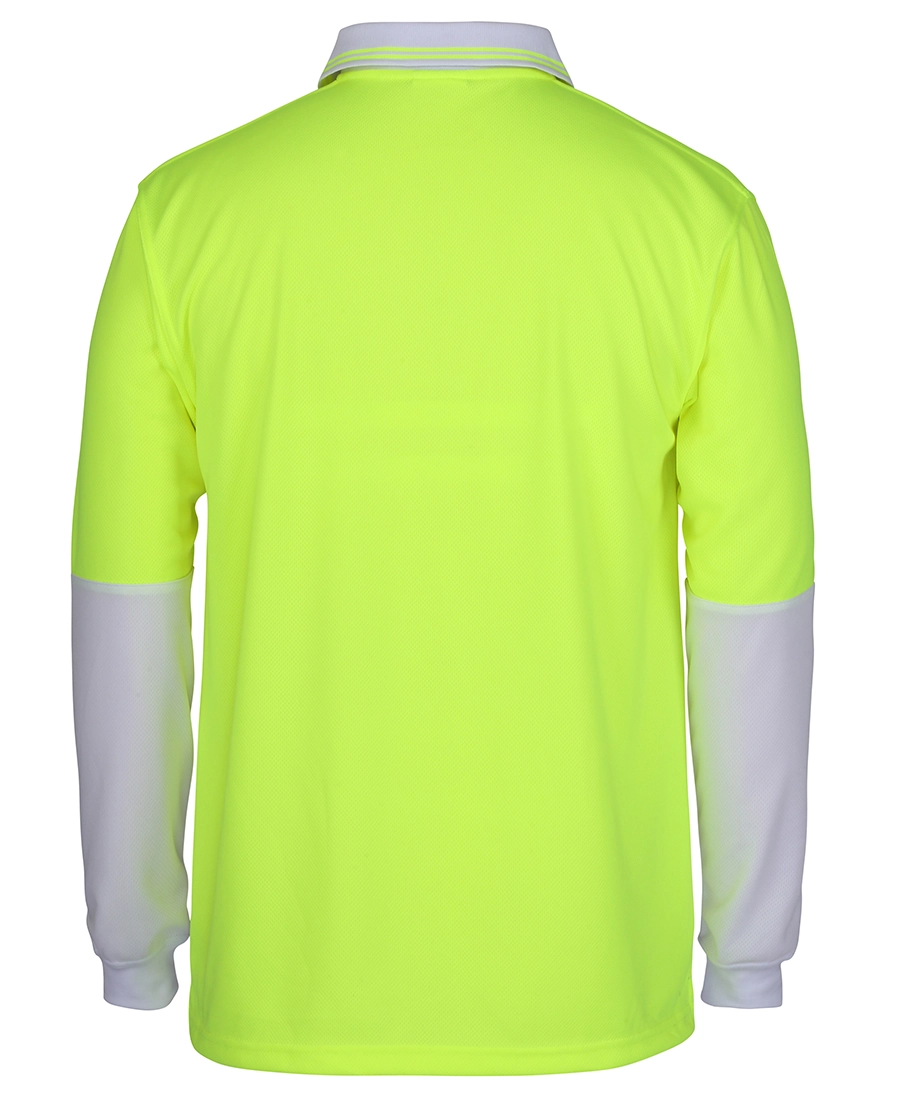JB's Hi Vis Long Sleeve Traditional Polo 10