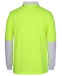 JB's Hi Vis Long Sleeve Traditional Polo 10