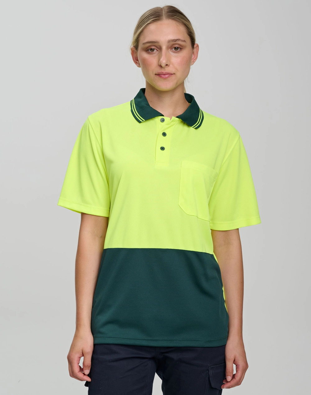 Unisex High Visibility CoolDry Short Sleeve Polo 2