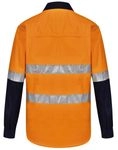 Unisex Hi Vis Cool-Breeze Safety LS Shirt (Generic Tape) 5