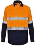 Unisex Hi Vis Cool-Breeze Safety LS Shirt (Generic Tape) 4