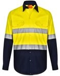Unisex Hi Vis Cool-Breeze Safety LS Shirt (Generic Tape) 2