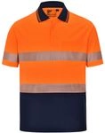 Unisex Hi Vis Segmented Polo 9