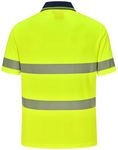 Unisex Hi Vis Segmented Polo 14