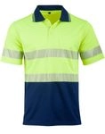Unisex Hi Vis Segmented Polo 13