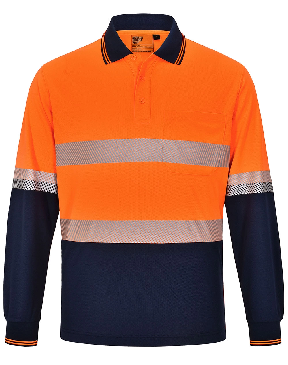 Unisex Cooldry® Segmented LS Polo 5