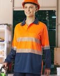 Unisex Cooldry® Segmented LS Polo 2