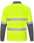 Unisex Cooldry® Segmented LS Polo 8