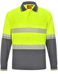 Unisex Cooldry® Segmented LS Polo 7