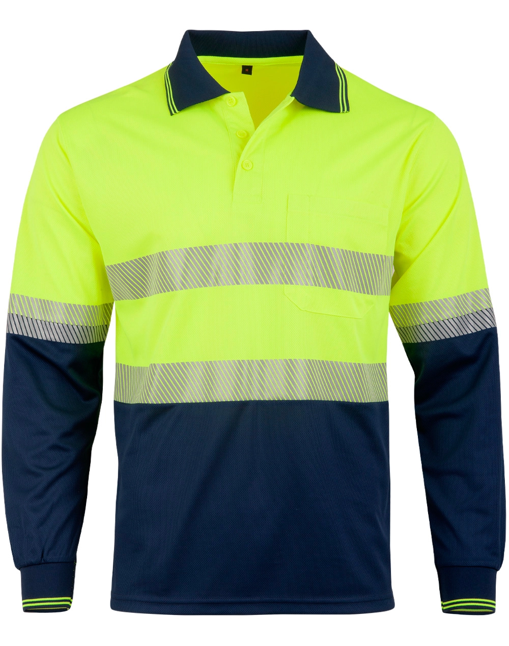 Unisex Cooldry® Segmented LS Polo 9