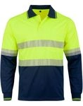 Unisex Cooldry® Segmented LS Polo 9