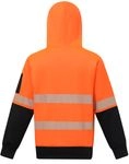 Hi-Vis Two Tone Safety Hoodie With Segmented Tapes 3