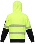 Hi-Vis Two Tone Safety Hoodie With Segmented Tapes 5