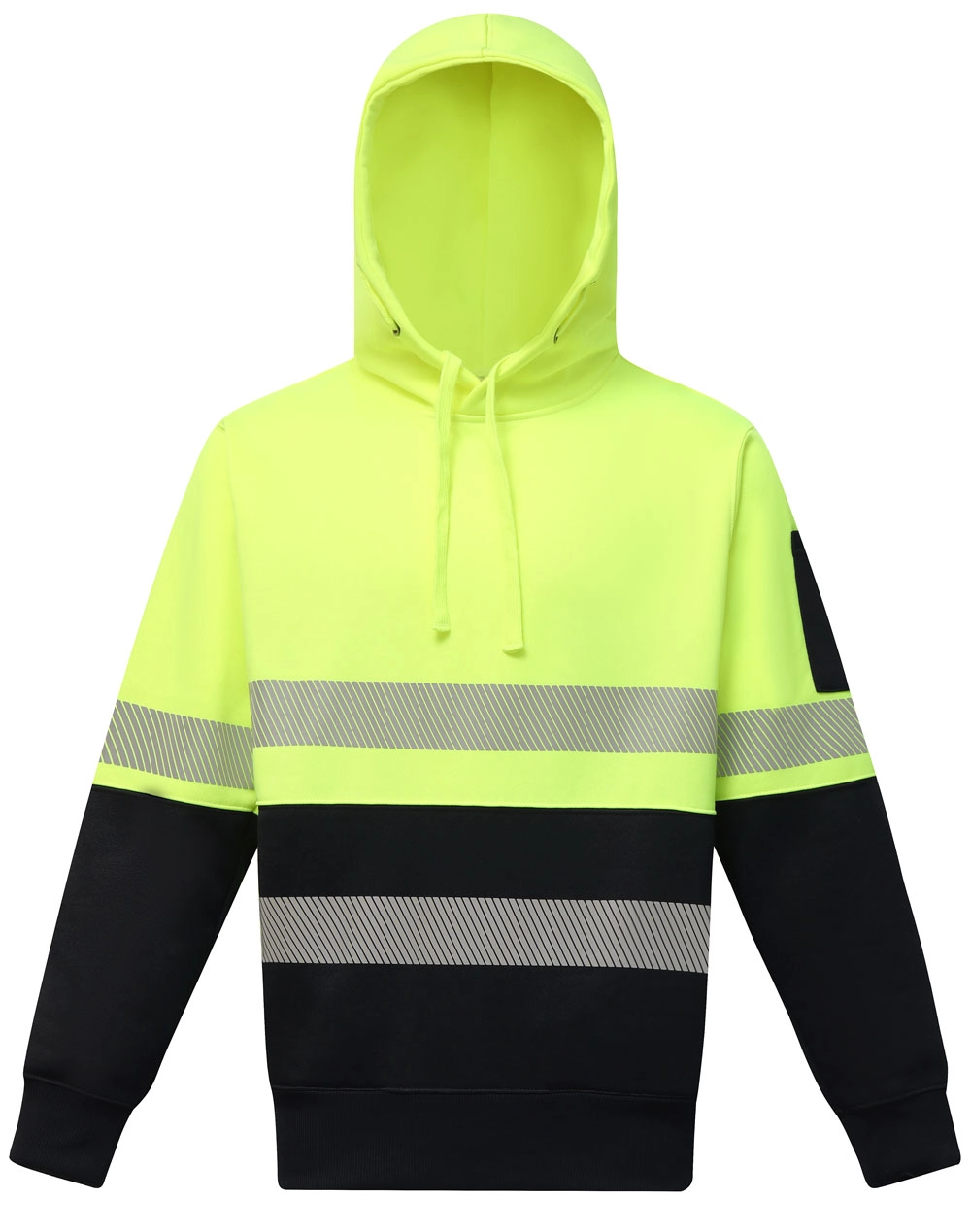 Hi-Vis Two Tone Safety Hoodie With Segmented Tapes 4