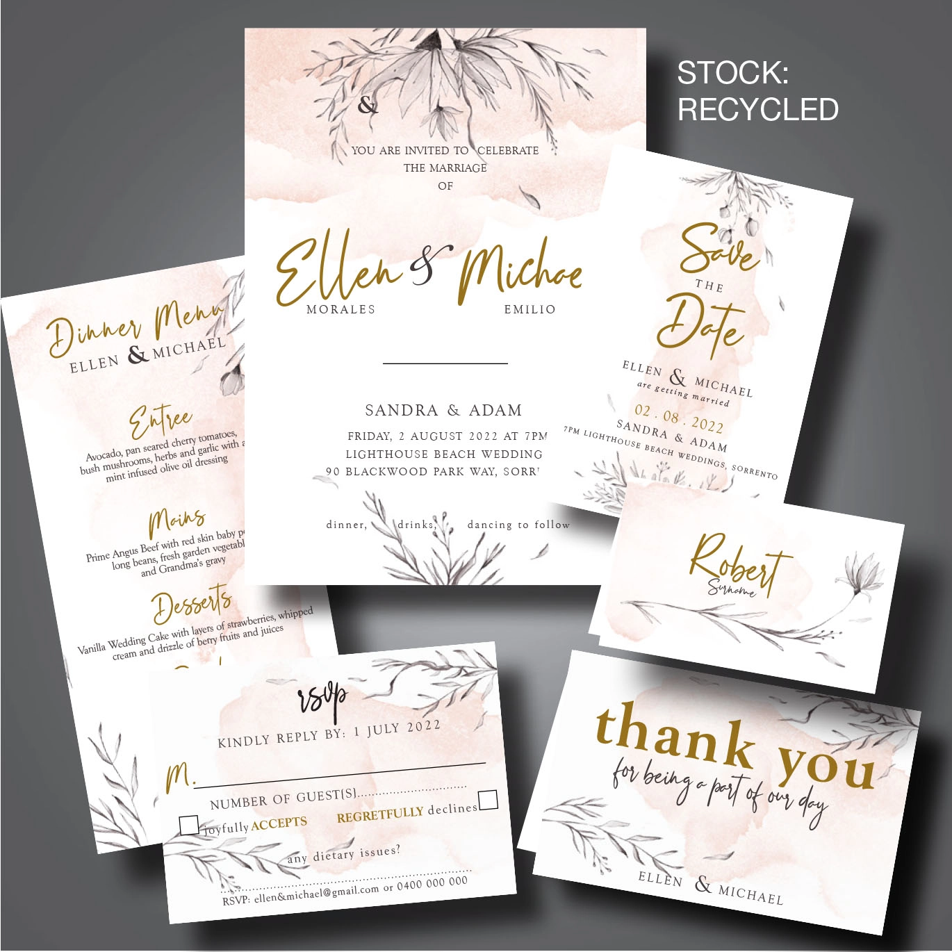 Wedding Save the Date Cards 7