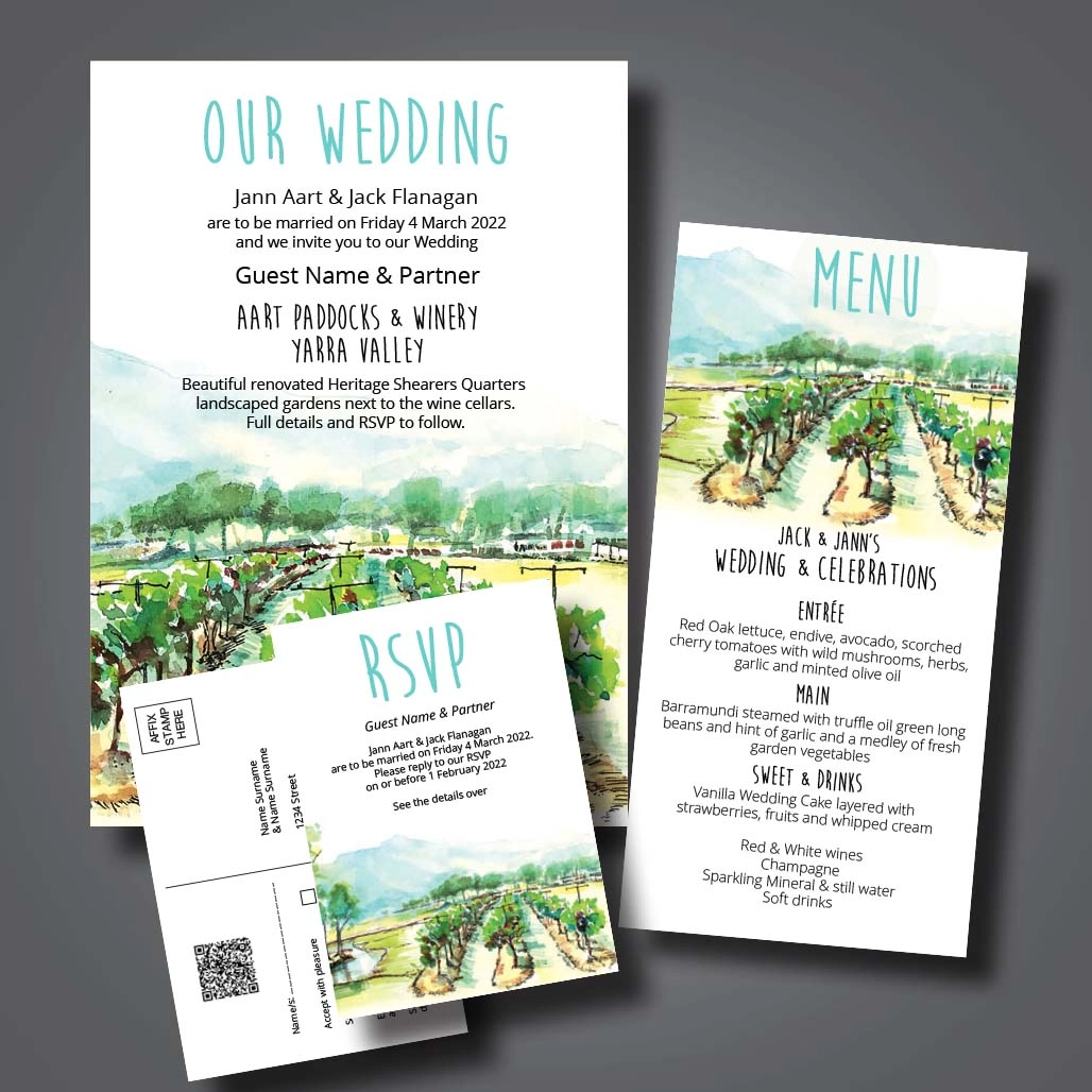 Wedding Invites - Size A5 10