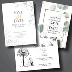 Wedding Save the Date Cards 1