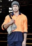 Unisex Hi Vis Basic Long Sleeve Polo 1