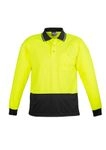 Unisex Hi Vis Basic Long Sleeve Polo 3
