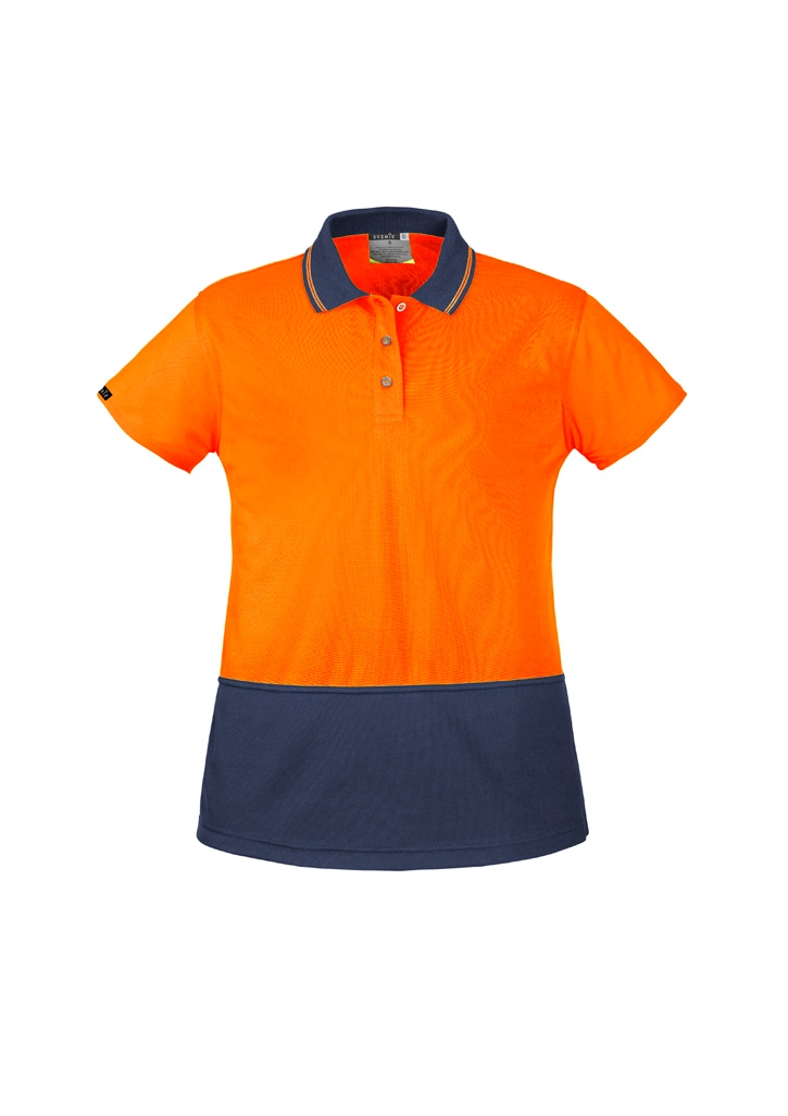 Women's Hi Vis Basic Short Sleeve Polo 2