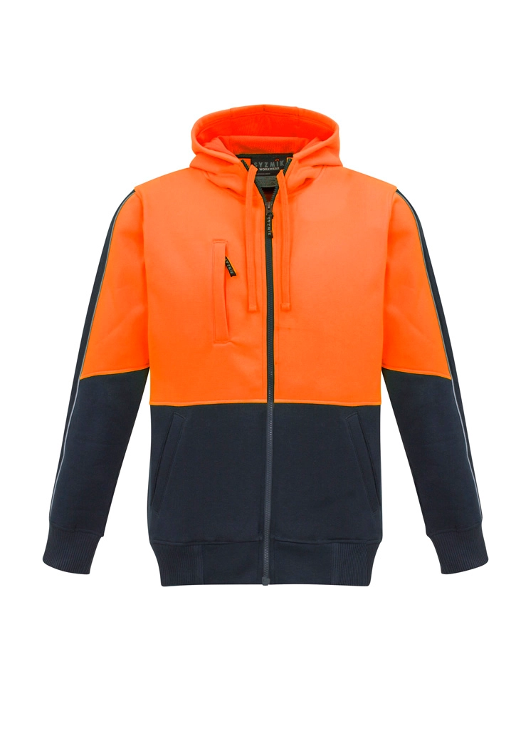 Unisex Hi Vis Full Zip Hoodie 7