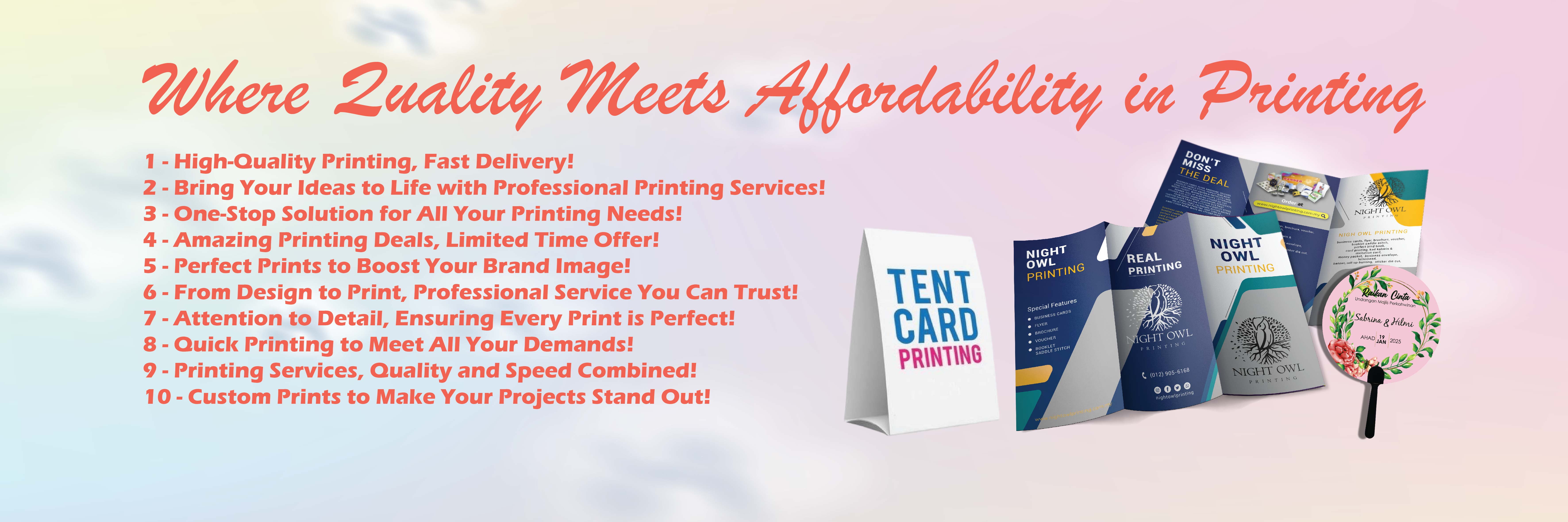 Where Quality Meets Affordability in Printing