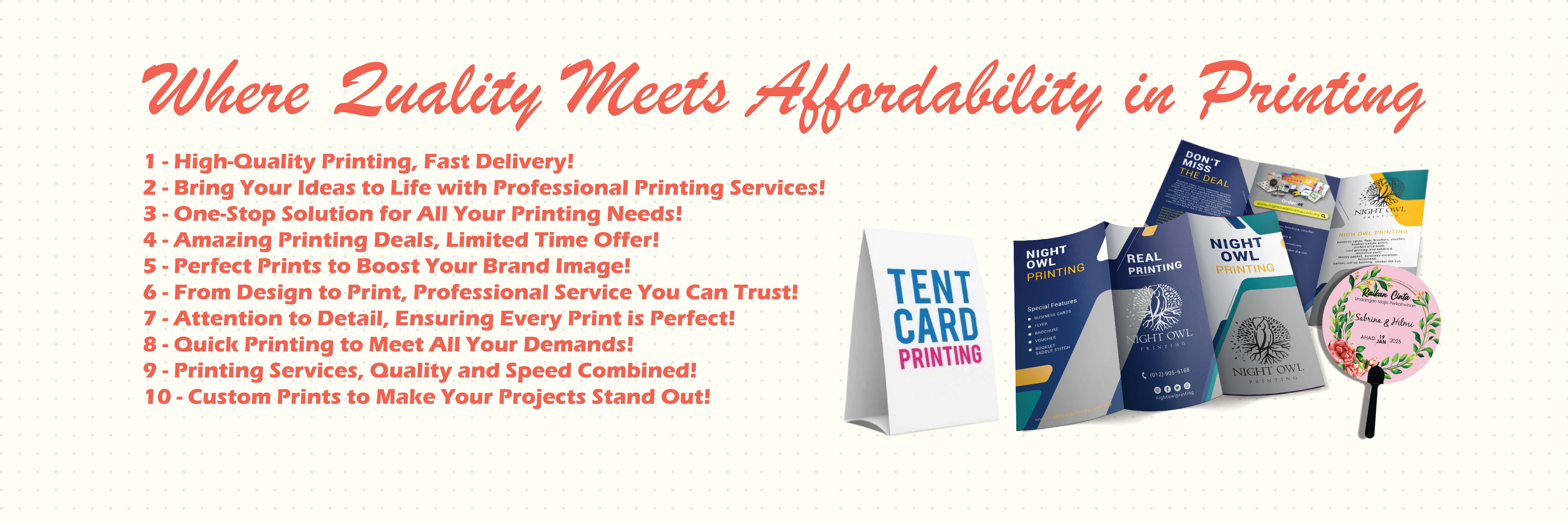 Where Quality Meets Affordability in Printing