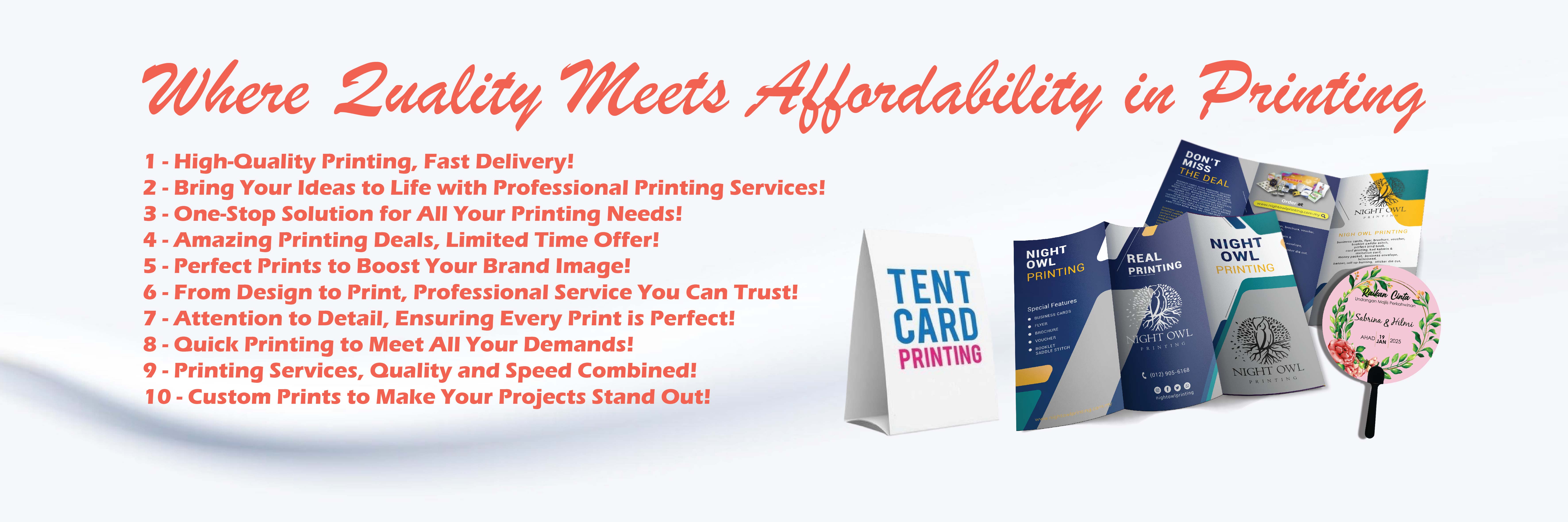 Where Quality Meets Affordability in Printing