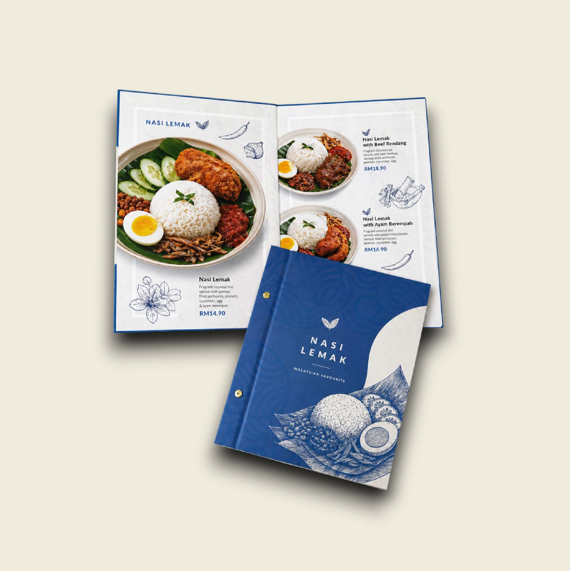 Hard Cover Menu