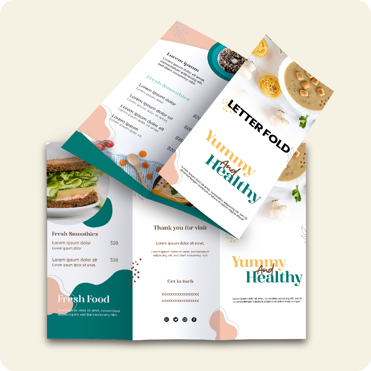 Brochure Printing with Folding