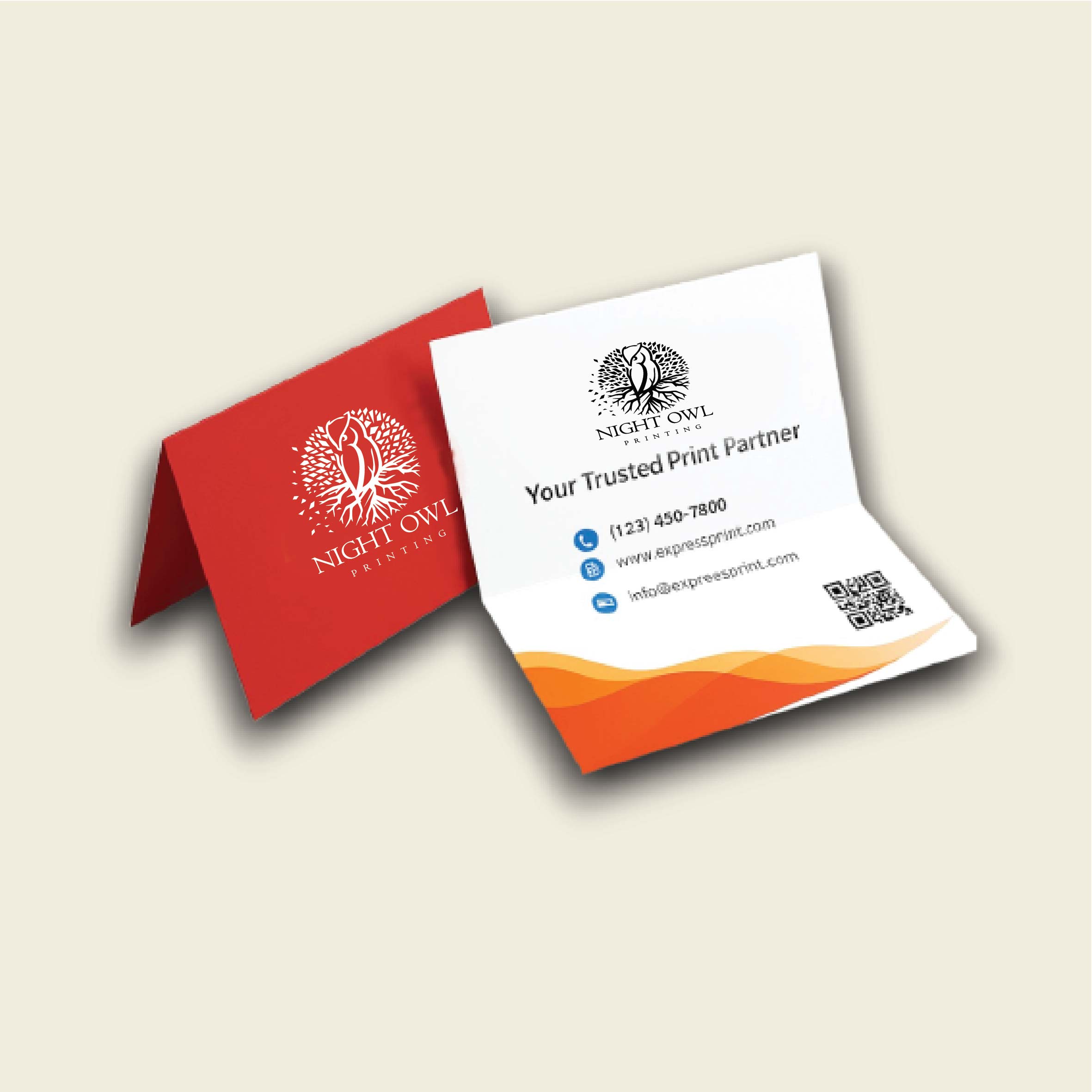 Business Cards With Folding