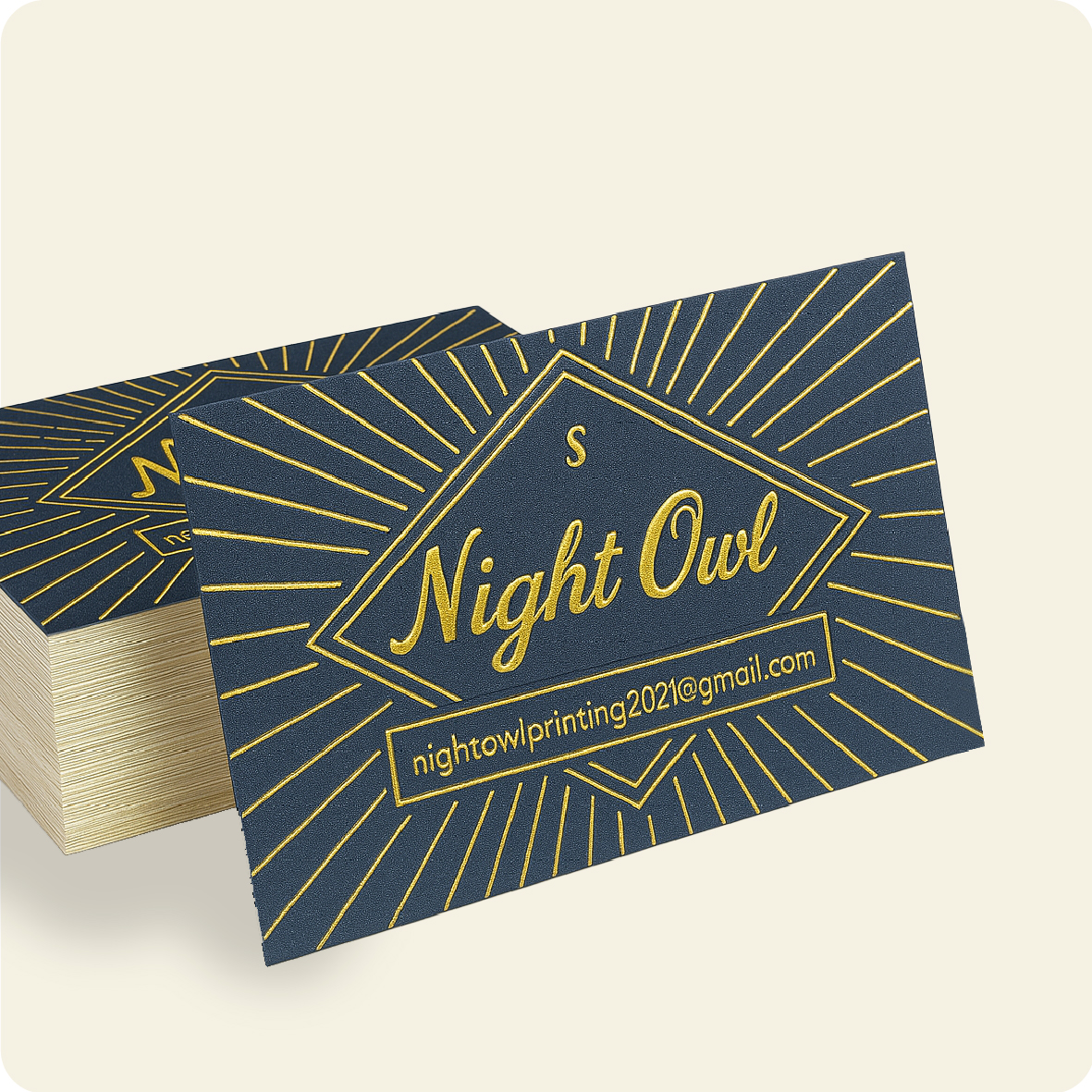 Business Cards Hot Stamping 1