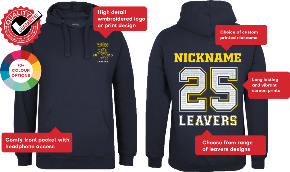 school leavers hoodie